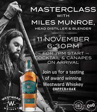 Westward Whiskey Masterclass with Miles Munroe